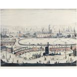 Laurence Stephen Lowry R.A. (British, 1887-1976) The Pond Offset lithograph printed in colours, 1...