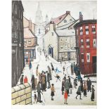 Laurence Stephen Lowry R.A. (British, 1887-1976) Berwick-upon-Tweed Offset lithograph printed in ...