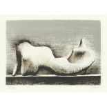 Henry Moore O.M., C.H. (British, 1898-1986) Reclining Figure Lithograph printed in colours, 1974,...