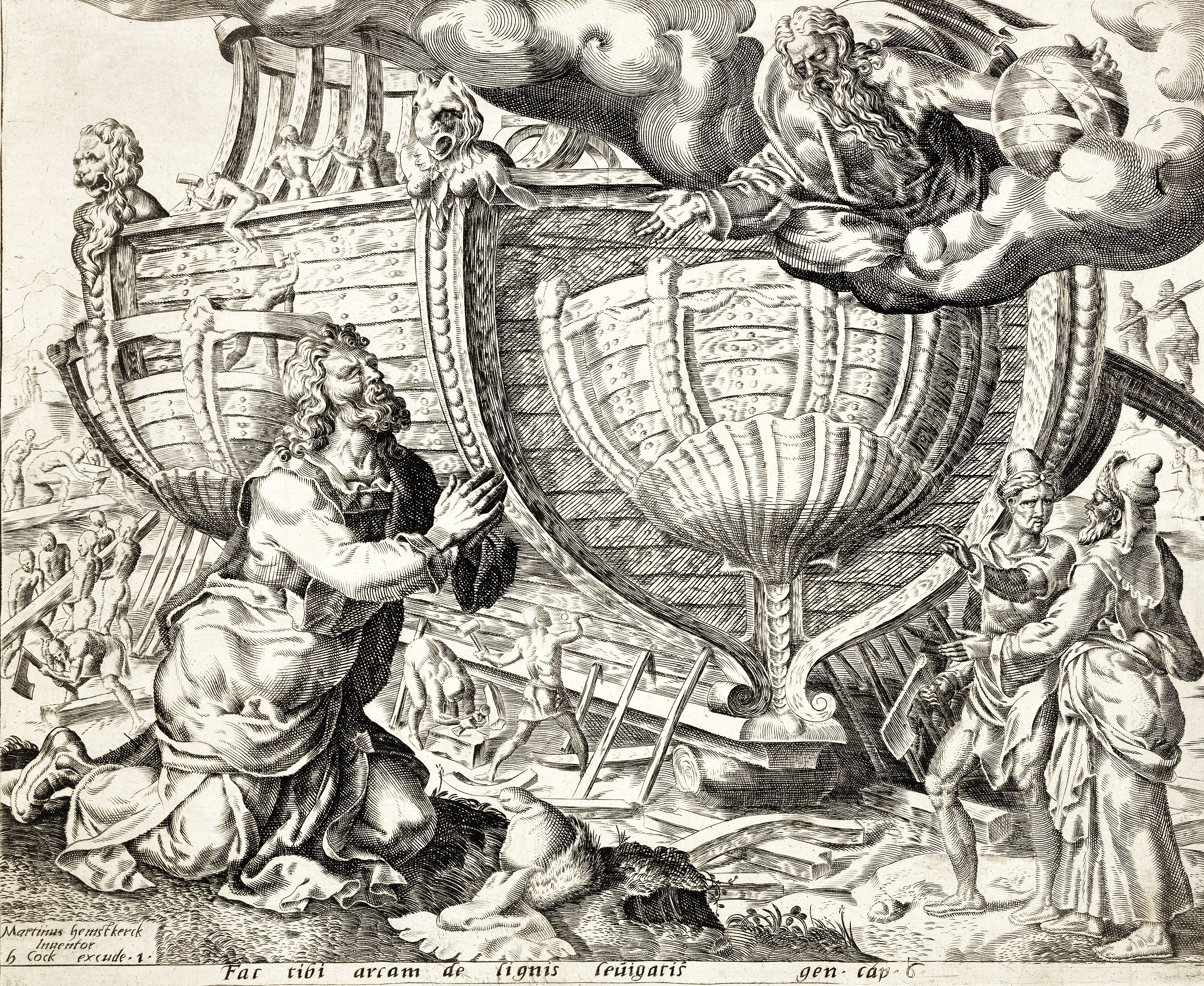 Philips Galle (Flemish 1536-1611) after Maerten van Heemskerck (Dutch 1498-1574) Acta Apostolorum... - Image 4 of 4