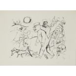 George Grosz (German, 1893-1959) Five Plates, from 'Ecce Homo' Five offset lithographs printed in...