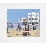 Sir Peter Blake (British, born 1932) Two Plates, from 'Madonna on a Venice Beach' Two screenprint...