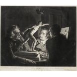 After Joseph Wright of Derby (1734-1797) by William Pether (1738-1821) A Philosopher giving a lec...