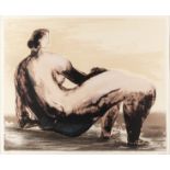 Henry Moore O.M., C.H. (British, 1898-1986) Reclining Woman II Lithograph printed in colours, 19...
