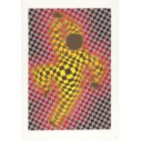 Victor Vasarely (Hungarian/French, 1906-1997) Harlequin, from 'Figurative'; Clown with Ball Scree...