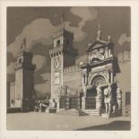 Sir Claude Francis Barry R.B.A. (1883-1970) Entrance to the Arsenal, Venice Etching and aquatint ...