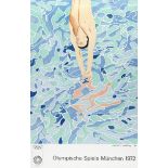 David Hockney R.A. (British, born 1937) Olympische Spiele München 1972 Lithographic poster printe...