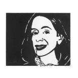 Alex Katz (American, born 1927) Dark Eyes Woodcut, 2000, on wove, signed and numbered 91/100 in p...