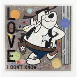 David Spiller (British, 1942-2018) I Don't Know (Deputy Dawg) Screenprint and giclée print in col...