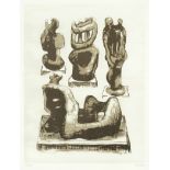 Henry Moore O.M., C.H. (1898-1986) Ideas for Wood Sculpture Lithograph printed in colours, 1973, ...