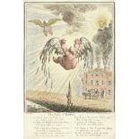 James Gillray (British, 1757-1815) The Fall of Icarus Etching with hand-colouring, 1807, on wove,...