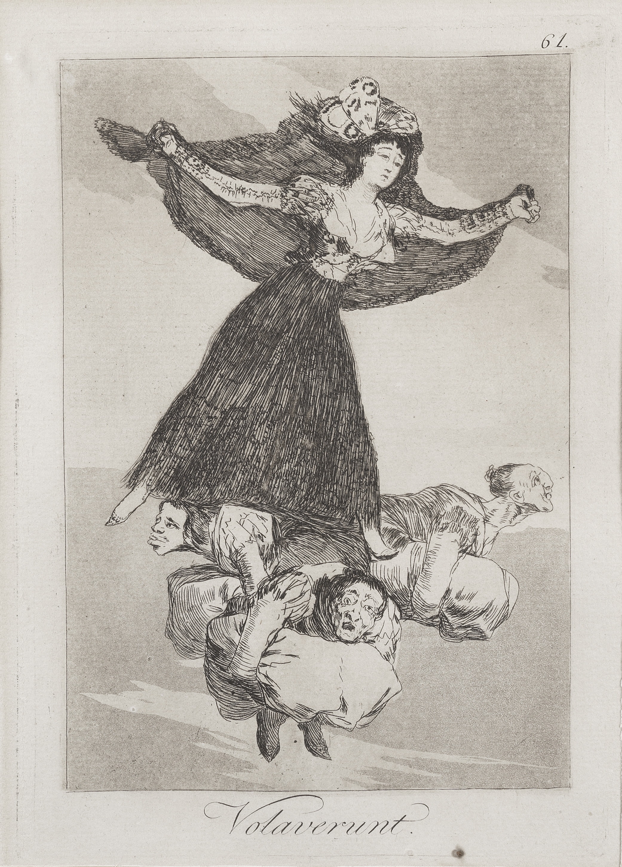 Francisco José de Goya y Lucientes (Spanish, 1746-1828) Hasta la muerte; Volaverunt, from 'Los Ca... - Image 2 of 2