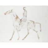 Dame Elisabeth Frink R.A. (British, 1930-1993) The Grey Rider Lithograph printed in colours, 1970...