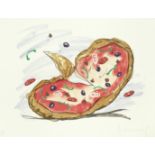 Claes Oldenburg (Swedish/American, born 1929) Pizza/Palette Lithograph printed in colours, 1996, ...