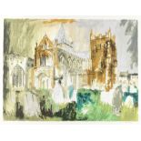 John Piper (British, 1903-1992) Ottery St. Mary Screenprint in colours, 1987, on Arches, signed ...