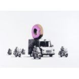 Banksy (British, b. 1975) Donuts (Strawberry) Screenprint in colours, 2009, on Arches paper, sign...