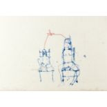 Tracey Emin (British, born 1963) Tracey x Tracey Screenprint in colours, 2005, on Calico fabric w...