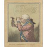 James Gillray (British, 1756-1815) The King of Brobdingnag, and Gulliver. -Vide. Swift's Gulliver...