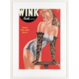 Sir Peter Blake (British, born 1932) Wink Screenprint in colours with glitter, 2008, on wove, sig...
