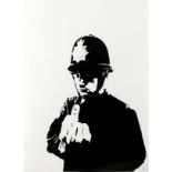 Banksy (British, b. 1975) Rude Copper Screenprint in black, 2002, on thin wove, numbered 137/250...