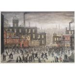 Laurence Stephen Lowry R.A. (British, 1887-1976) Our Town Offset lithograph printed in colours, ...