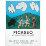 After Pablo Picasso (Spanish, 1881-1973) 45 Linoléums Gravés; Peintures 1955-1956 Lithographic po...