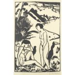 Erich Heckel (1883-1970) Am Strand Woodcut, 1923, on wove, signed in pencil, one impression from ...