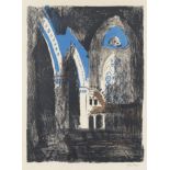 John Piper (British, 1903-1992) Sutton Waldron Lithograph printed in colours, 1948, on wove, sig...