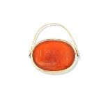 A Carnelian intaglio signet ring, Formerly Belonging to Prince Stanislas Poniatowski