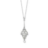 A diamond necklace, Art Deco style