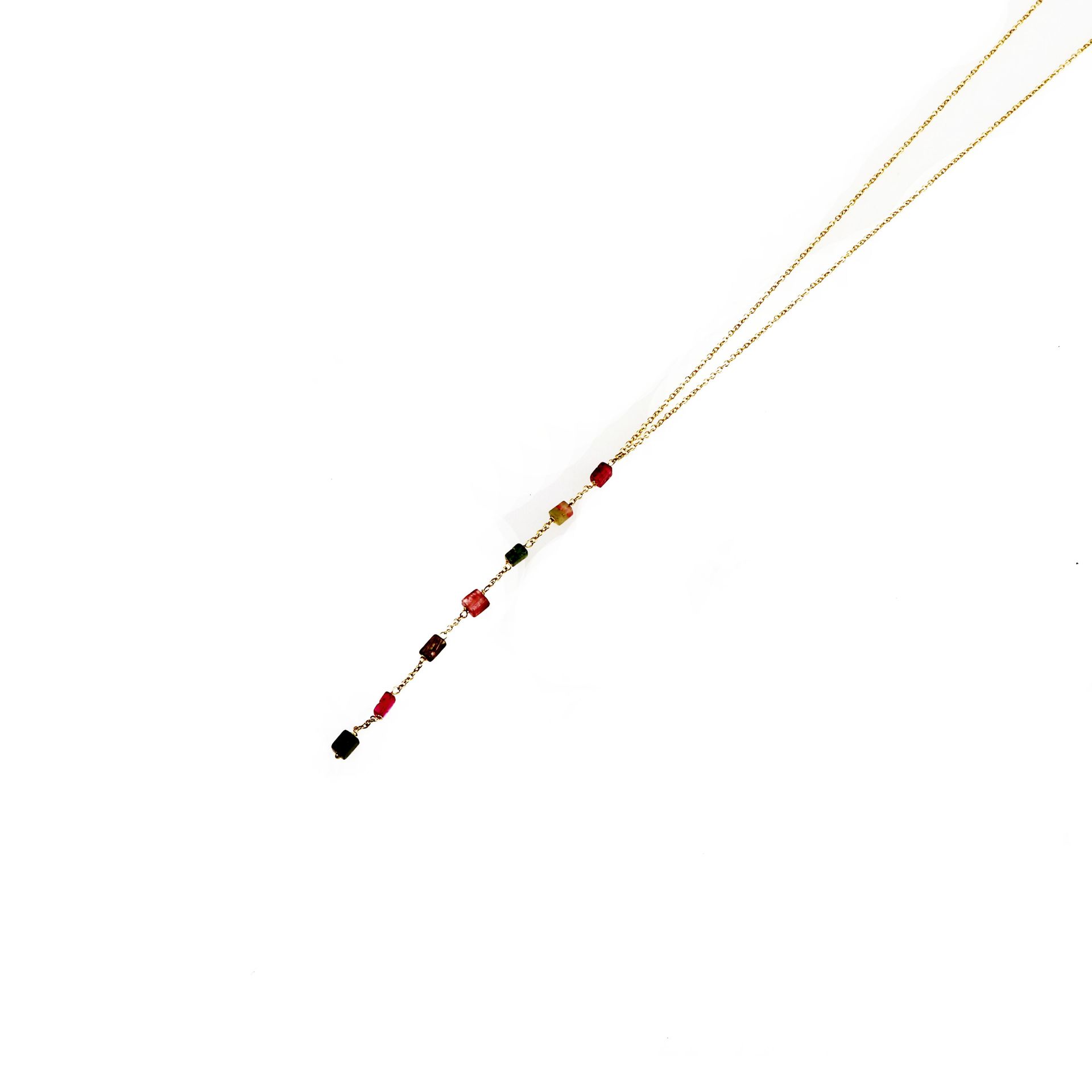 A tourmaline bead set necklace, Louise Shafar, Glasgow