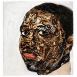 Amoako Boafo (B. 1984) Portrait of a young man, 2018