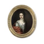 Circle of Sir Godfrey Kneller (Lübeck 1646-1723 London) Portrait of Mrs Tolen, bust-length, in wh...