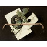 Circle of Edward Collier (Breda circa 1640-circa 1706 London) Trompe l'oeil with an engraving of ...