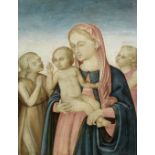 Florentine School, 15th Century The Madonna and Child with the Infant Saint John the Baptist and ...