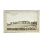 Humphry Repton (Bury St. Edmunds 1752-1818 Aylsham) View of the south front of Norman Court unframed