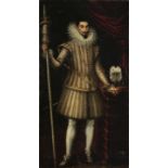 Follower of Alonso Sánchez Coello (Valencia circa 1532-1588 Madrid) Portrait of a gentleman, full...