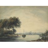 John Varley OWS (London 1778-1842) The Thames at Windsor