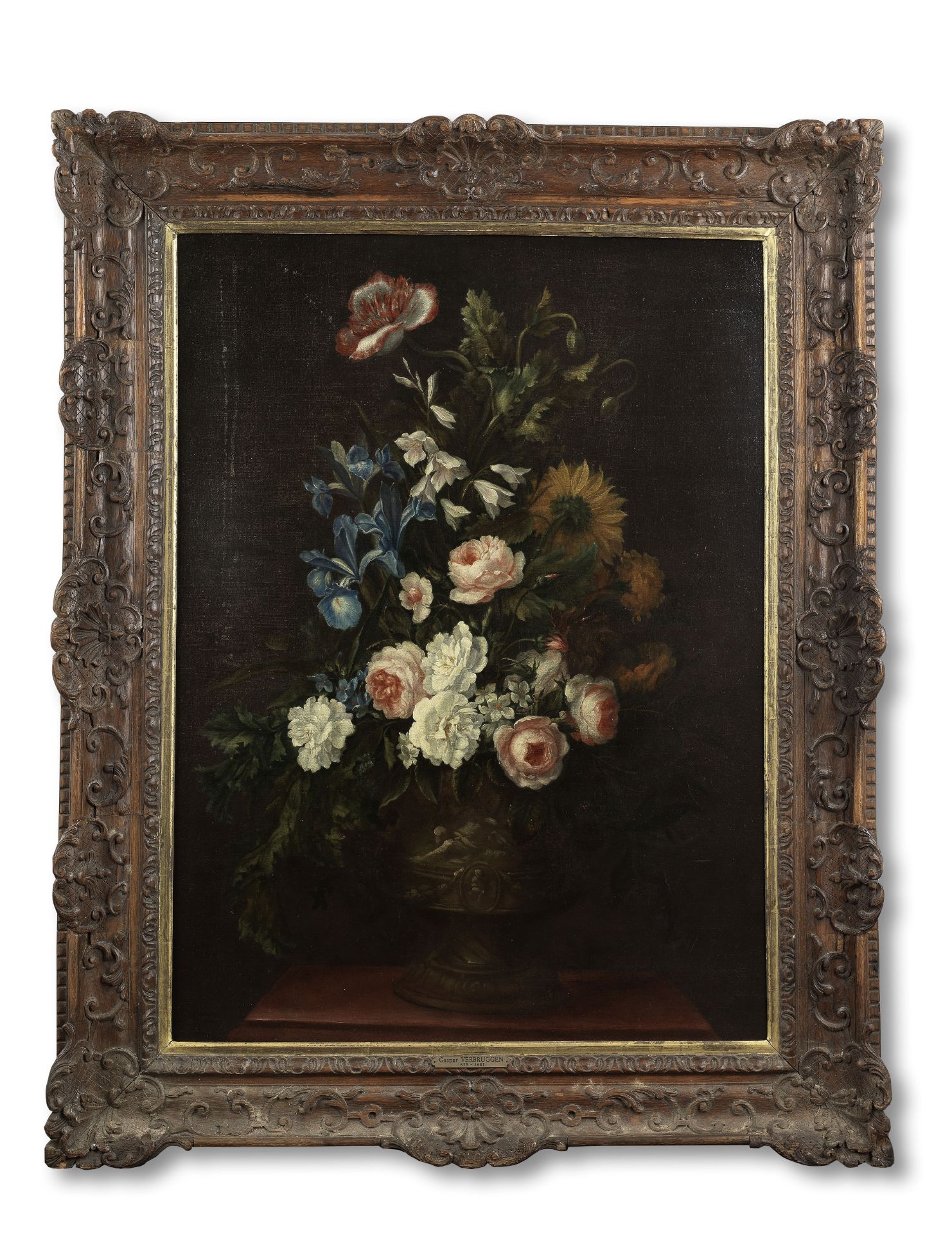 Manner of Gaspar Pieter Verbrugghen, 19th Century Still life of flowers