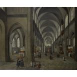 Studio of Peeter Neeffs the Younger (Antwerp 1620-1675) A Church Interior