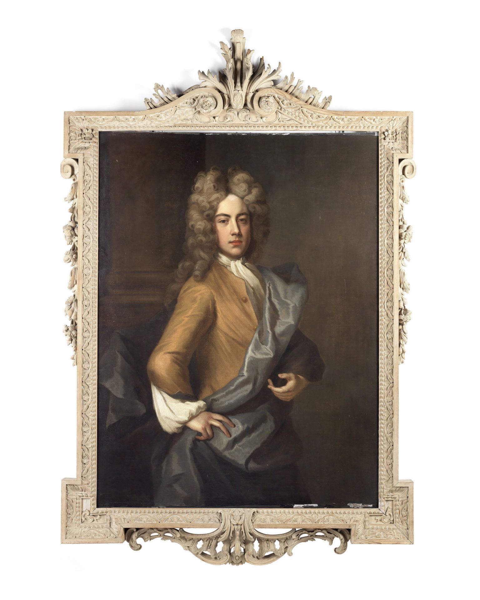 Attributed to Michael Dahl the Younger (Stockholm circa 1659-1743 London) Portrait of a gentleman...