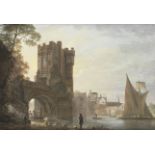 Paul Sandby R.A. (Nottingham 1730-1809 London) The Welsh Bridge at Shrewsbury