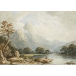 John Varley OWS (London 1778-1842) The Eagles' Nest, Lake Killarney