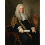 Stephen Slaughter (London 1697-1765) Portrait of Robert Jocelyn, Baron Newport, in the robes of L...