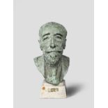 Sir Jacob Epstein (British, 1880-1959) Joseph Conrad 43.3 cm. (17 in.) high (excluding the base) ...