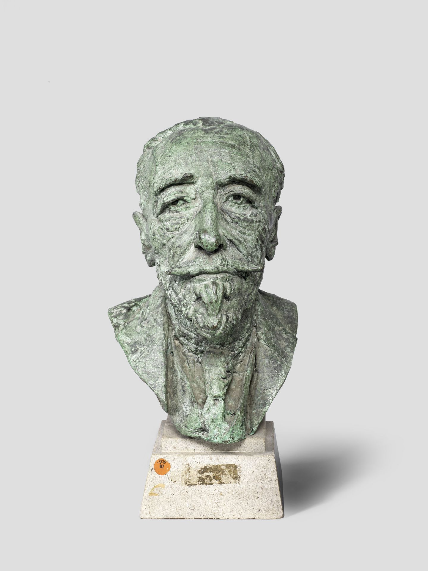 Sir Jacob Epstein (British, 1880-1959) Joseph Conrad 43.3 cm. (17 in.) high (excluding the base) ...