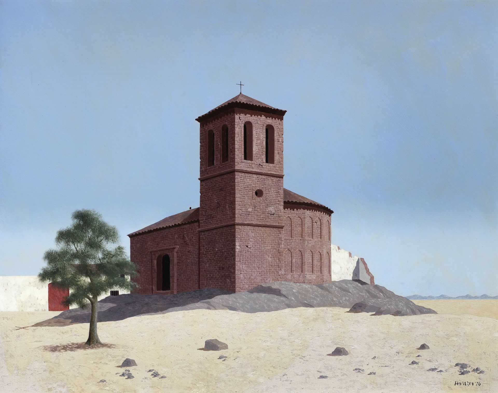 Tristram Hillier R.A. (British, 1905-1983) Bobadilla Del Campo 40.6 x 50.6 cm. (16 x 19 7/8 in.)