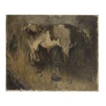 Sir William Coldstream (British, 1908-1987) Study of a Bullock 38.2 x 46.4 cm. (15 x 18 1/4 in.) ...