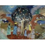 Julian Trevelyan R.A. (British, 1910-1988) Under the Cotton Tree 38.7 x 51 cm. (15 1/4 x 20 1/8 in.)