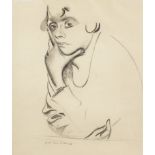 Percy Wyndham Lewis (British, 1882-1957) The Sullen Eye 48.3 x 35.5 cm. (19 x 14 in.)